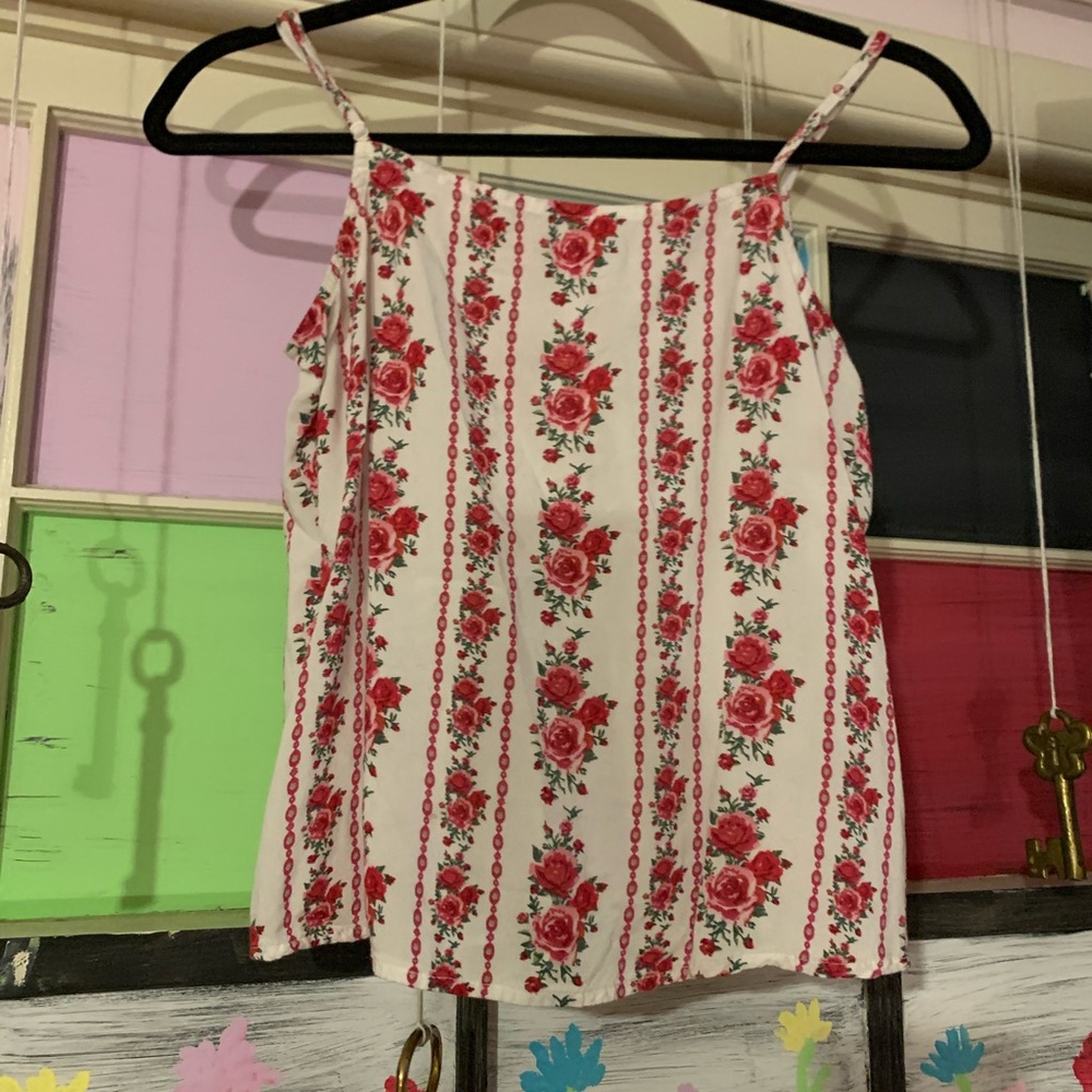 Floral tank top
